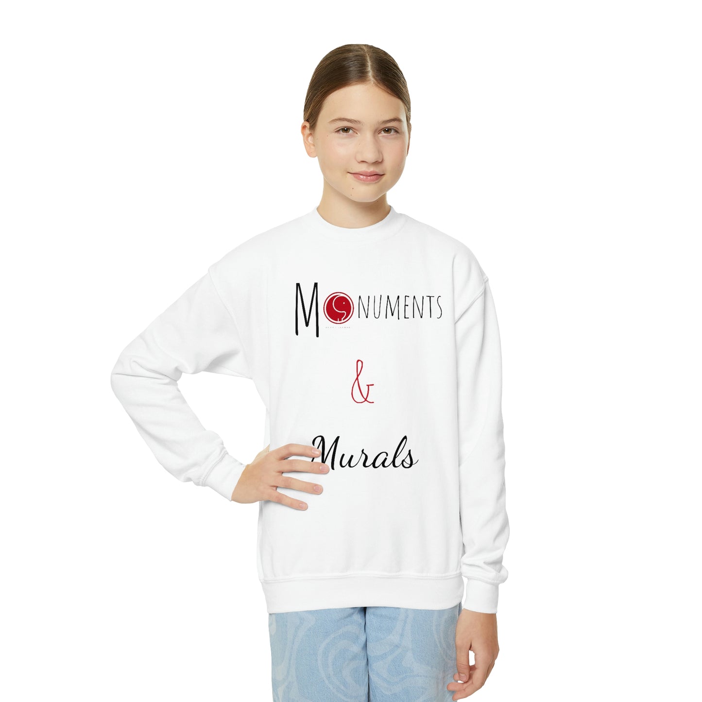 Youth Blooh L’ephant Monuments & Murals Sweatshirt