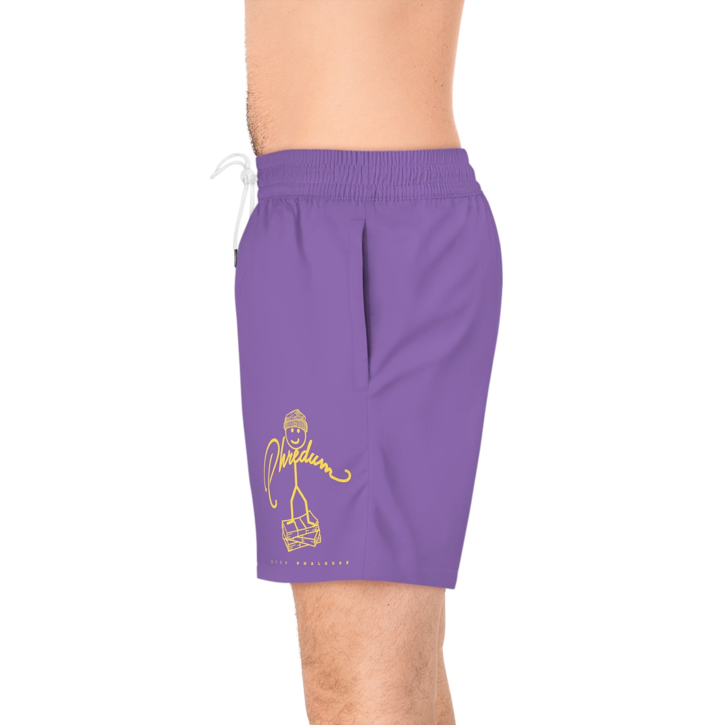 Phredum over Phalouse Men's Mid-Length Swim Shorts