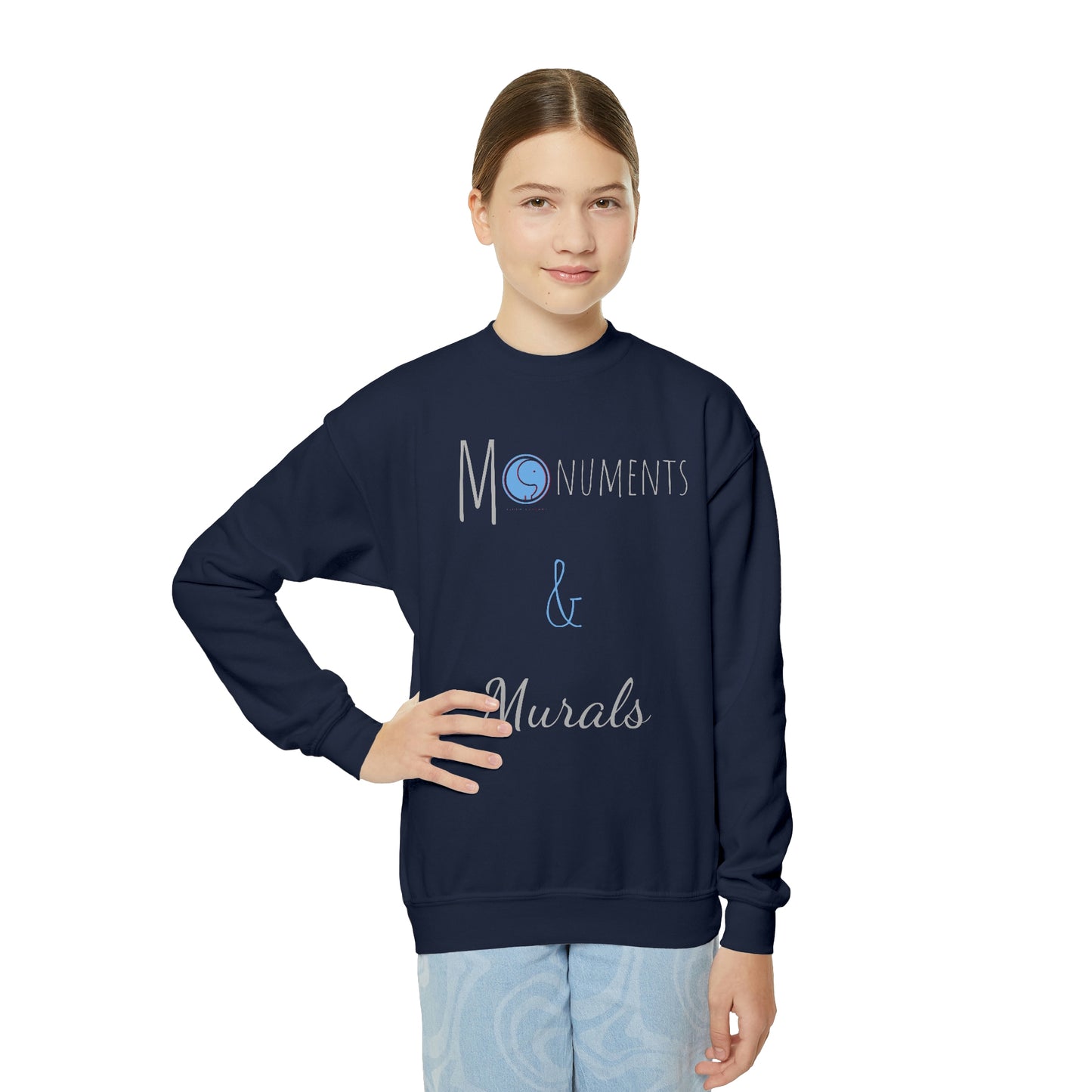 Youth Blooh L’ephant Monuments & Murals Sweatshirt