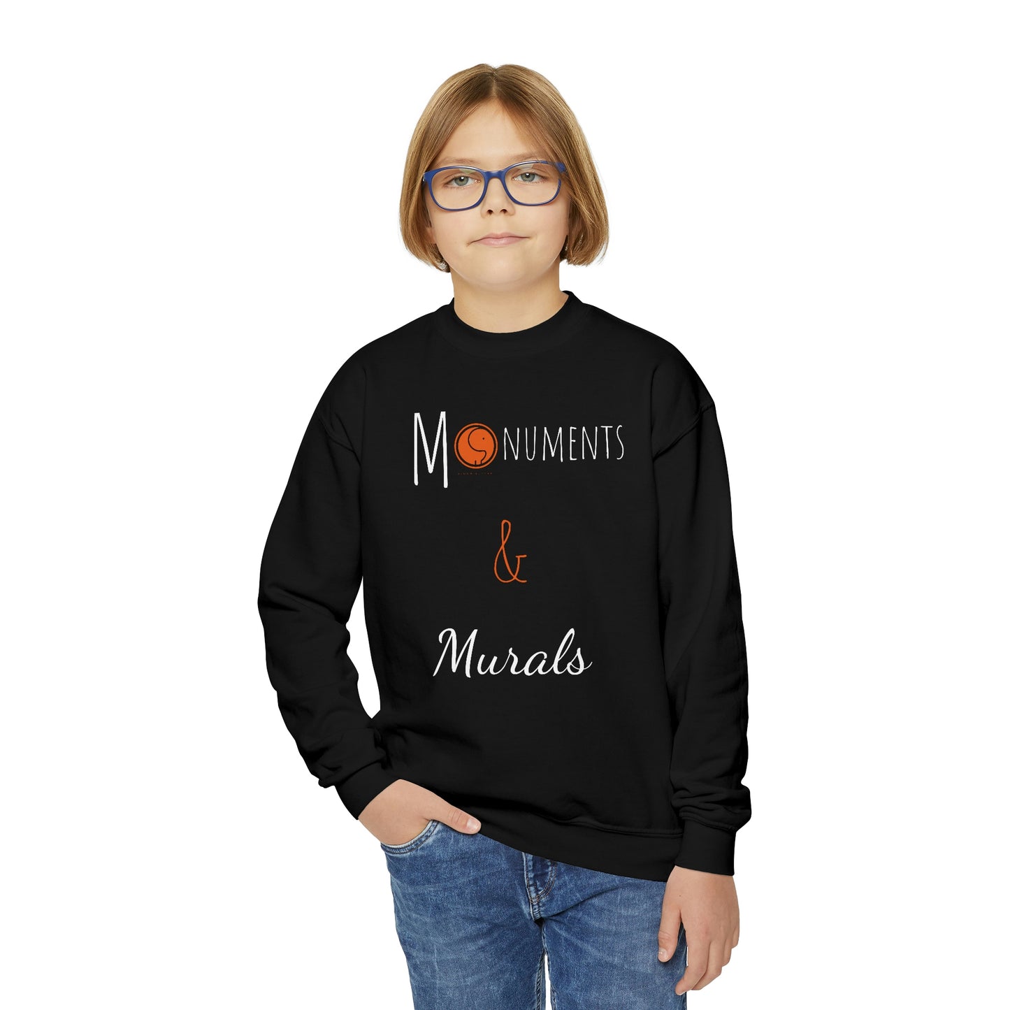 Youth Blooh L’ephant Monuments & Murals Sweatshirt