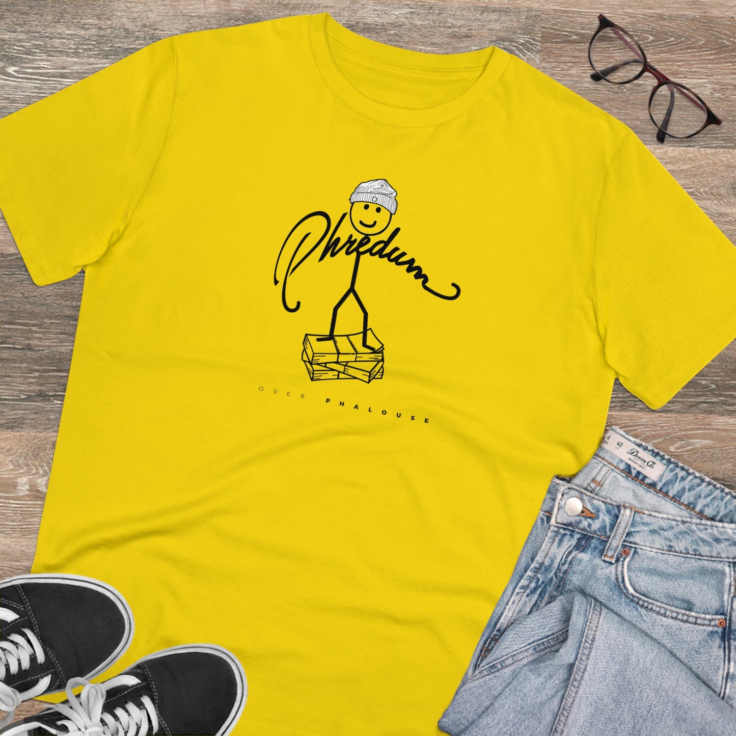 Classic Phredum over Phalouse logo T-shirt