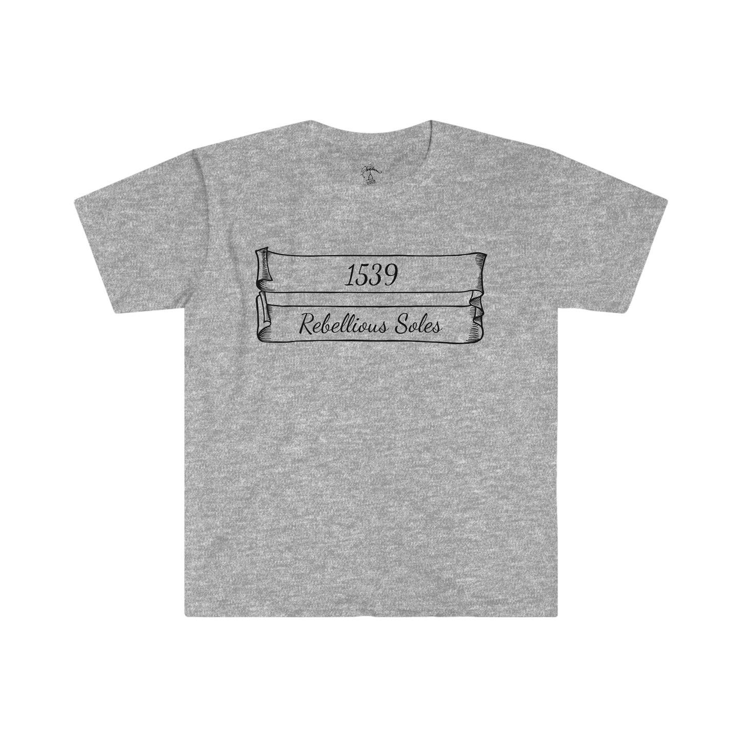 Phredum over Phalouse “1539” Rebellious Soles banner T-Shirt