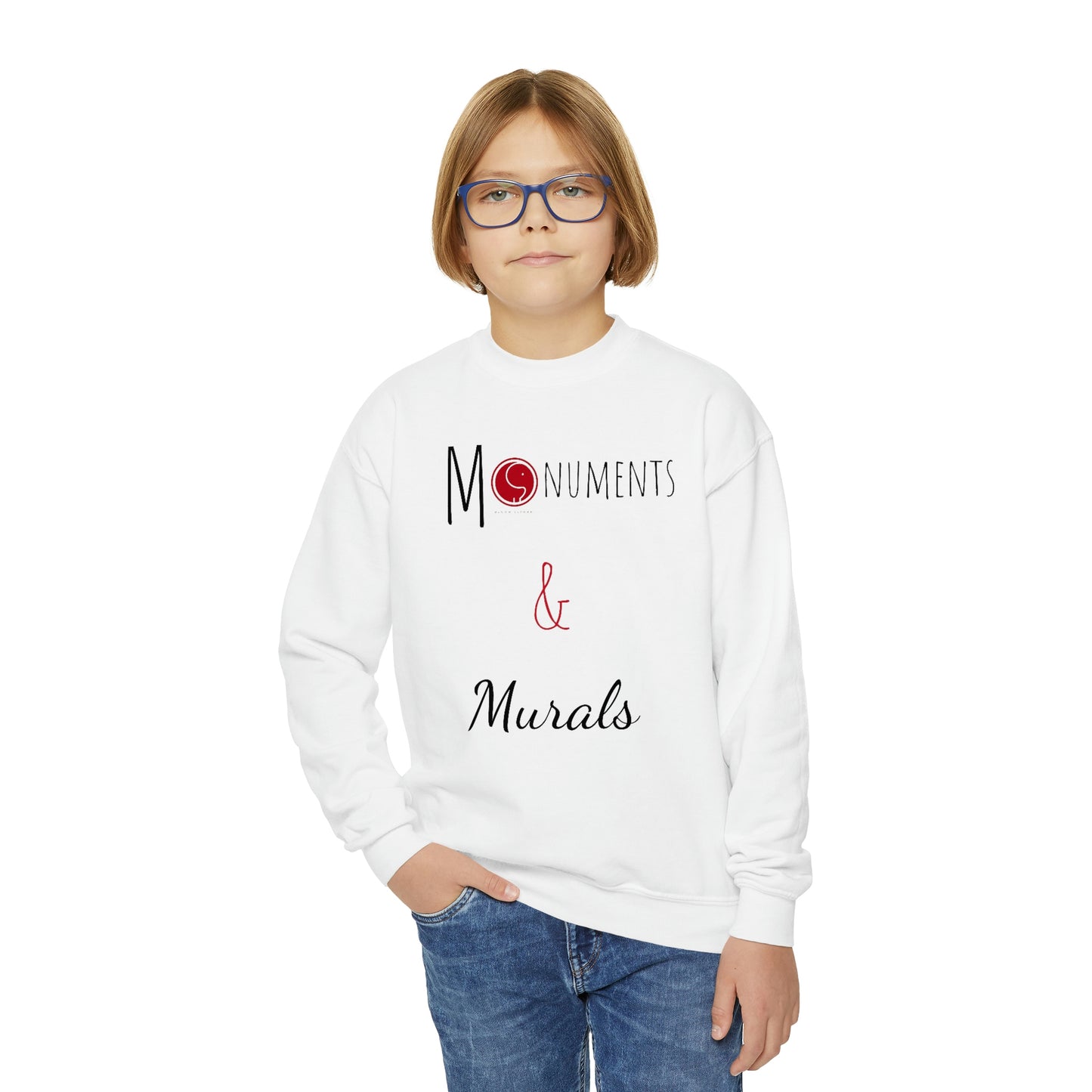 Youth Blooh L’ephant Monuments & Murals Sweatshirt