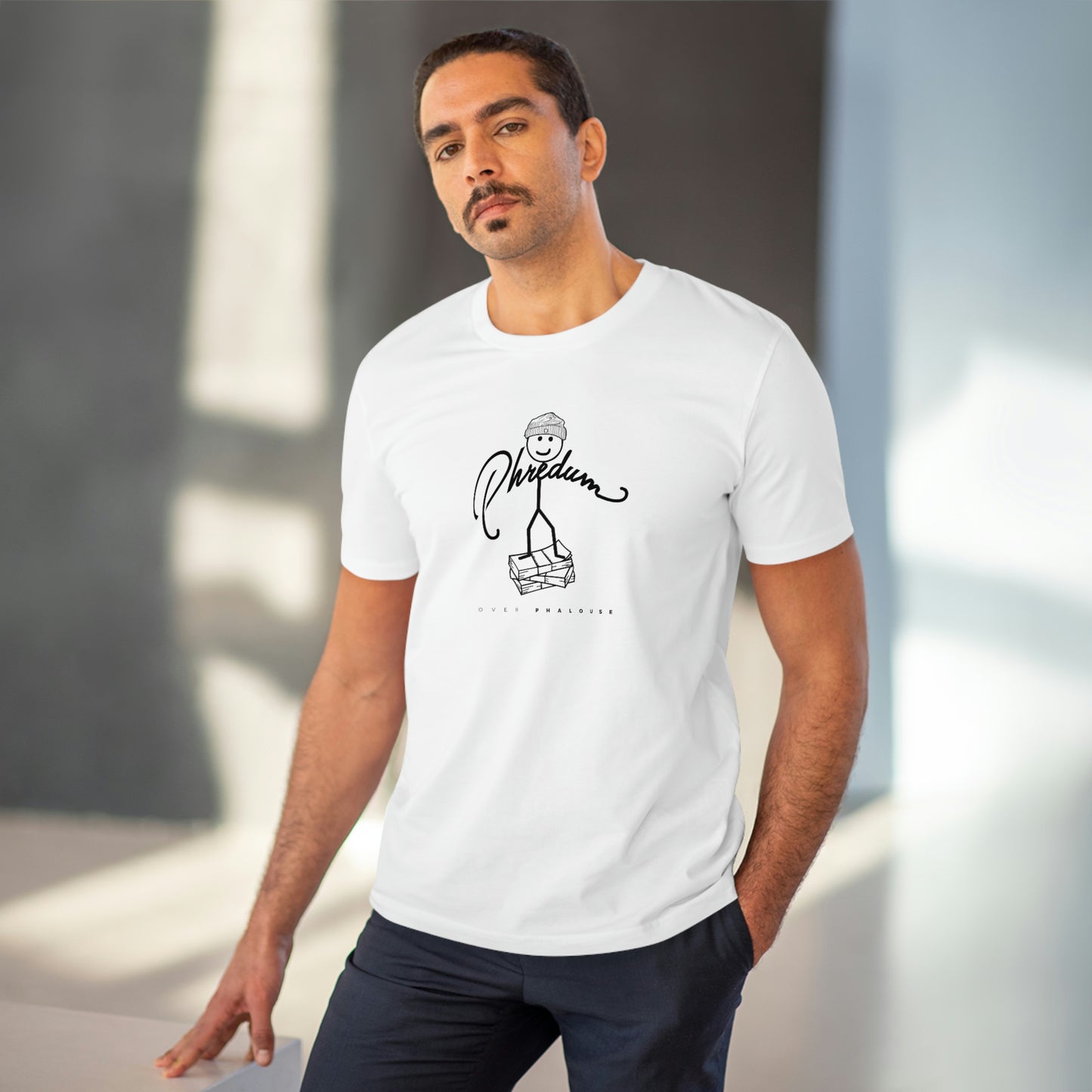 Classic Phredum over Phalouse logo T-shirt